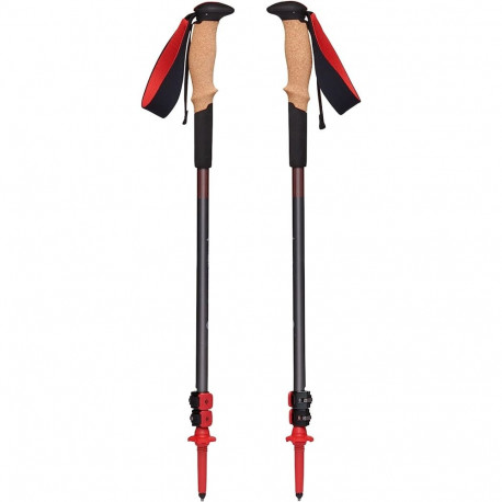 matkakepid Pursuit Shock S/M 110-125cm, hall/punane