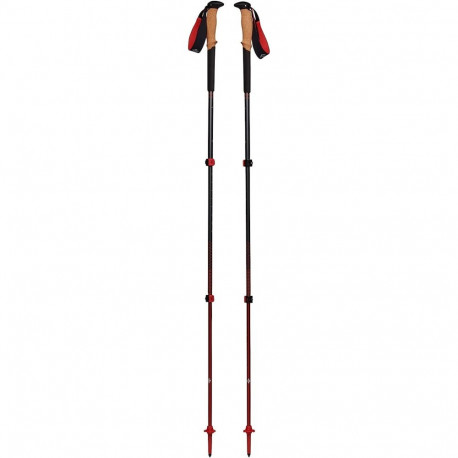 Black Diamond trekking poles Pursuit S/M, fitness device (grey/red, 1 pair, 100-125 cm)