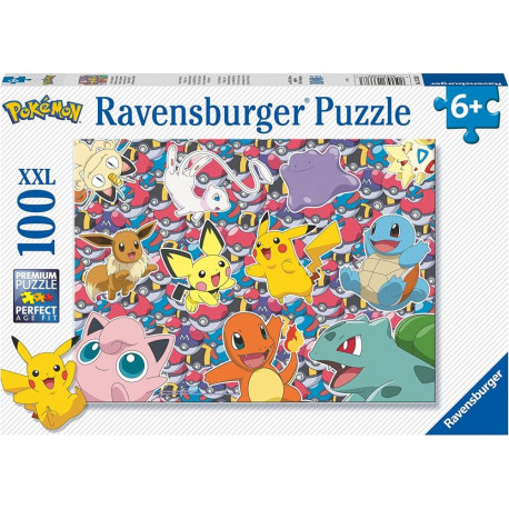 Kinderpuzzle Pokémon - Bereit zu kämpfen! (100 Teile)