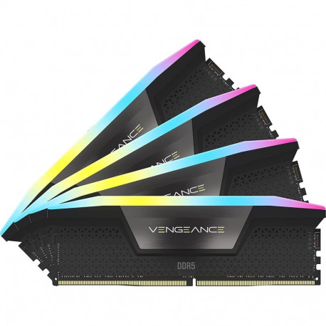 DIMM 64 GB DDR5-6600 (4x 16 GB) Quad-Kit (schwarz, CMH64GX5M4B6600C32, Vengeance RGB, INTEL XMP)