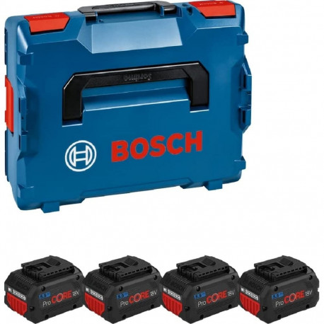 aku ProCORE 18V 5.5Ah professionaalne 4tk L-BOXX AMPShare Alliance, sinine/must