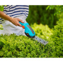 GARDENA Cordless Grass Shears ComfortCut Li, 3.6 volts, set with shrub blade (turquoise/black, Li-io