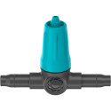 GARDENA Micro-Drip-System Adjustable Series Dripper 0-15 l/h (black/turquoise, 10 pieces, model 2023 GARDENA Micro-Drip-System Adjustable Series Dripper 0-15 l/h (black/turquoise, 10 pieces, model 2023