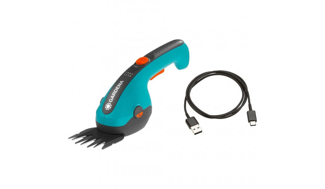 GARDENA Cordless Grass Shears ClassicCut Li, 3.6V (turquoise/black, Li-Ion battery 2.5Ah)