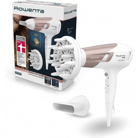 Rowenta Studio Dry Glow CV 5830, hair dryer (black/rose gold)