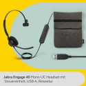 Jabra Engage 40 Link, headset (black, mono, UC, USB-A)