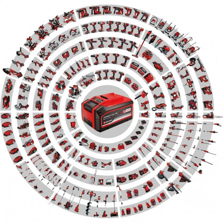 Power X-Change Akku-Luftpumpe CE-AP 18 Li-Solo, 18Volt (rot/schwarz, ohne Akku und Ladegerät)