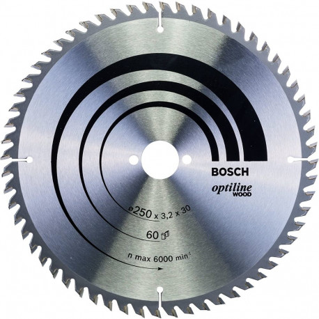 PRO Wood ketassae tera Ø250mm 60Z ava30mm käsiketassaagidele