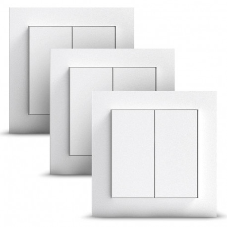 Senic Friends of Hue Smart Switch, Switch (White (Matte), Pack of 3)