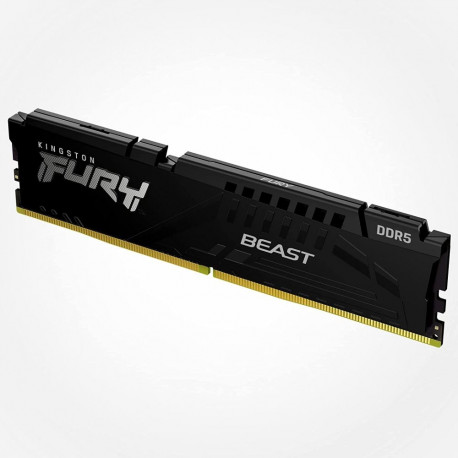 Kingston Fury DDR5 16GB - 5600 - CL - 36 - Single-Kit - DIMM - KF556C36BBE-16, Beast, black