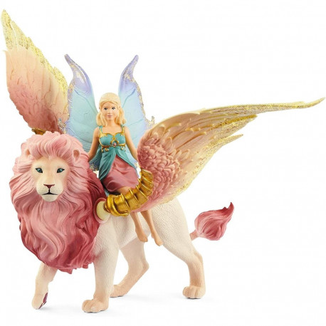 Schleich Bayala Elf on winged lion, toy figure
