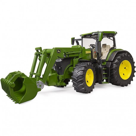 John Deere 7R 350 03151 esilaaduriga, roheline
