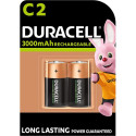 Duracell NiMH C HR14 2er, battery (2 pieces, C (Baby))