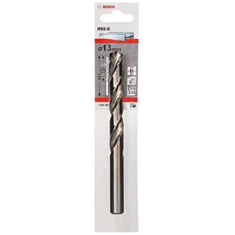 Metallbohrer HSS-G, Ø 13mm (Arbeitslänge 101mm)