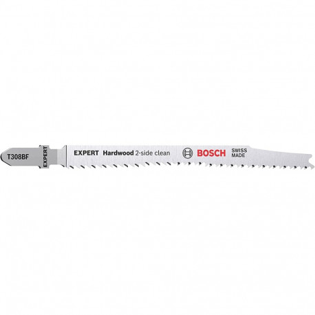 Bosch Expert Jigsaw Blade T 308 BF Hardwood 2-side clean (3 pieces)