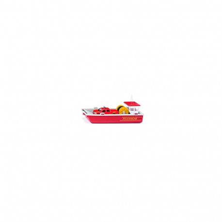 2117 SUPER Feuerwehr Arbeitsboot (rot/grau)