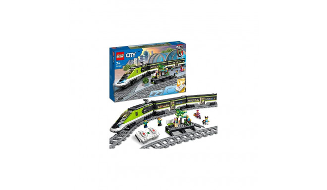 LEGO 60337 City Passenger Bullet Train Construction Toy (Set Includes Remote Controlled Train with H