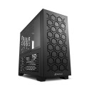 Sharkoon MS-Y1000, gaming tower case (black, tempered glass side panel) Sharkoon MS-Y1000, gaming tower case (black, tempered glass side panel)
