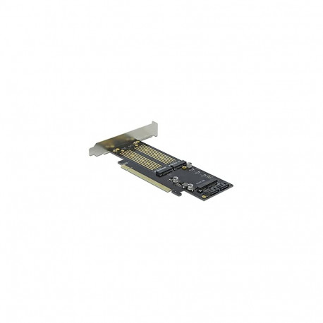 DeLOCK PCIe x16 card> 2x M.2KeyB + 1xmSATA