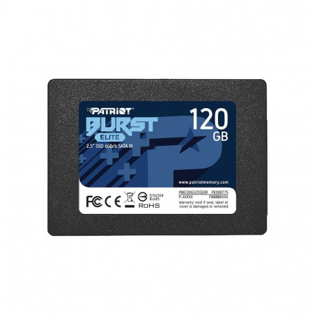 Patriot Burst Elite 120 GB, SSD (black, SATA 6 Gb / s, 2.5 ")
