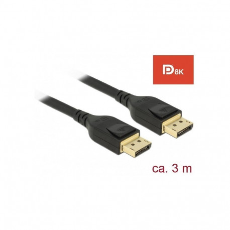 DisplayPort kaabel 8K 3Meter, must
