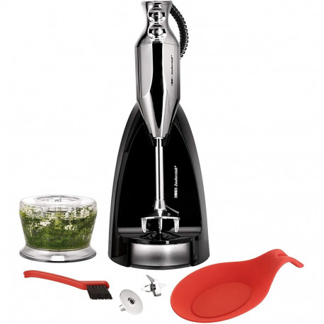 ESGE-Zauberstab M 200 chrome, hand blender with durable AC motor, 23 cm immersion depth, 200 W and u