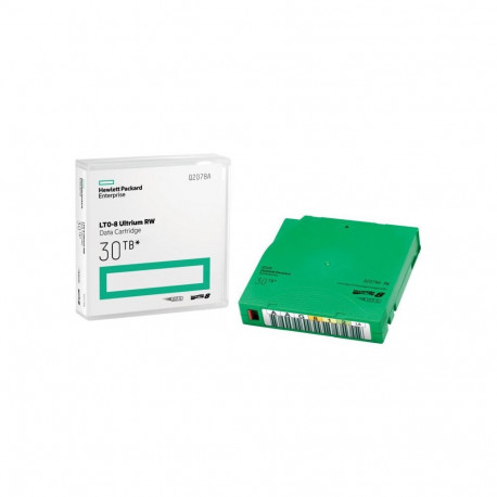 Hewlett Packard Enterprise LTO8 medium 12 TB, streamer medium (green)