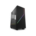 Sharkoon RGB FLOW, tower case (black, side panel of tempered glass)