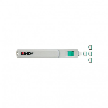 USB Typ C pordilukk, roheline