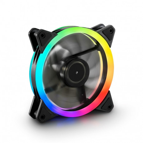 SHARK ventilaator Blades RGB 120mm, must