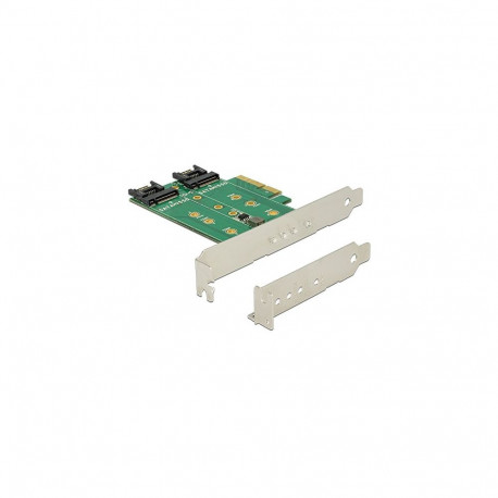 PCI express kaart 3 x M.2 pesad