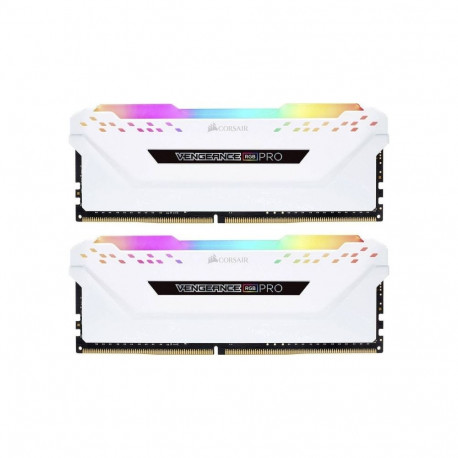 Corsair RAM DDR4 32GB 2666-CL16 Dual-Kit Vengeance RGB PRO White