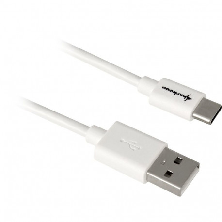 USB 2.0 kaabel USB-A pistik > USB-C pistik 1,5Meter, valge