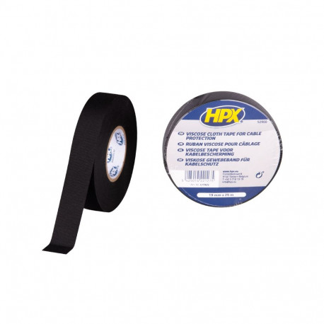 Tekstiilteip must 19mmx25m