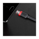 Baseus Cafule Cable durable nylon cable USB / micro USB 2A 3M black-red (CAMKLF-H91)