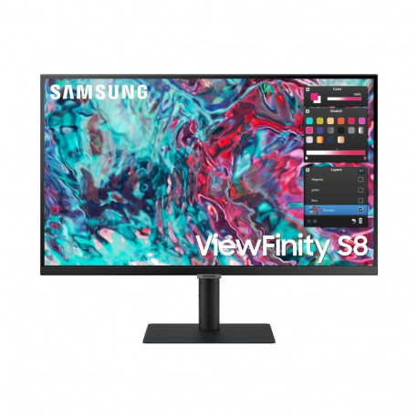 Samsung S80TB LED ekraan 68.6 cm (27") 3840 x 2160 pikslit 4K Ultra HD must