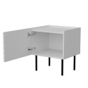 Cama LUCCA valge öökapp, 2 tk, 47x40x52