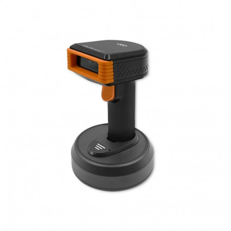 Qoltec 50878 Wireless barcode reader and QR code scanner | 1D 2D | 2.4G | + docking station