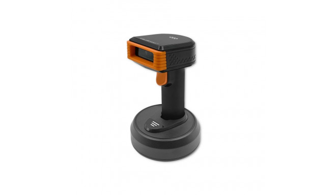 Qoltec 50878 Wireless barcode reader and QR code scanner | 1D 2D | 2.4G | + docking station