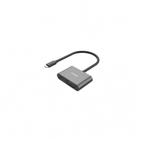 UNITEK V1168A USB graphics adapter 3840 x 2160 pixels Black