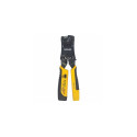 Intellinet Universal Modular Plug Crimping Tool and Cable Tester, 2-in-1 Crimper and Cable Tester: C