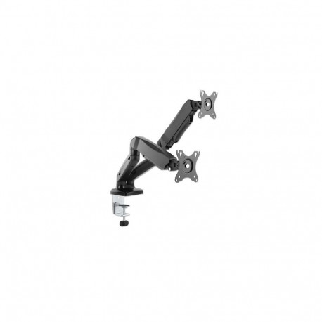 Manhattan Dual Desk Mount for TV & Monitors (Full Motion Spring), For screens 10" to 27&quo