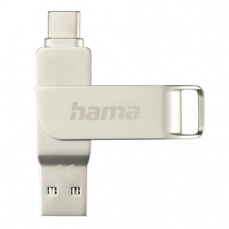 Hama 00182491 C-Rotate Pro 128GB USB 3.0 silver