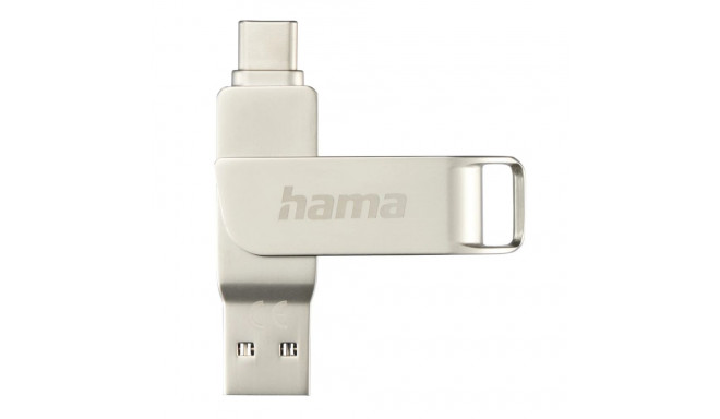 Hama 00182490 C-Rotate Pro 64GB USB 3.0 silver