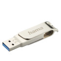 Hama 00182490 C-Rotate Pro 64GB USB 3.0 silver