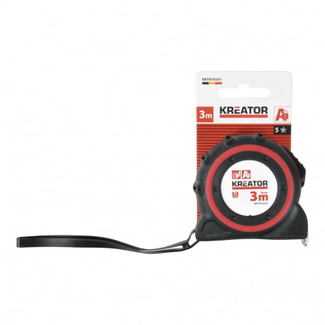 Measuring Tape KREATOR KRTH70201 3m aluminium