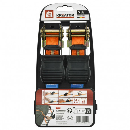 Kinnitusrihm KREATOR KRTH40806 4,5m 450kg