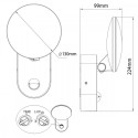 LED wall lamp neutral white MCE367