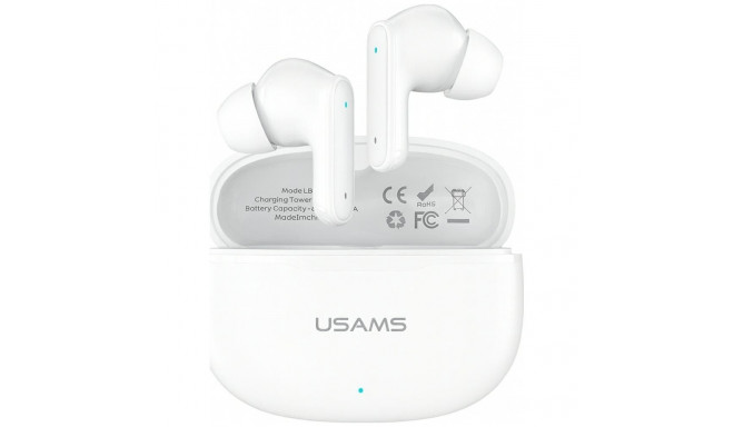 Bluetooth 6.0 E05 TWS valged kõrvaklapid