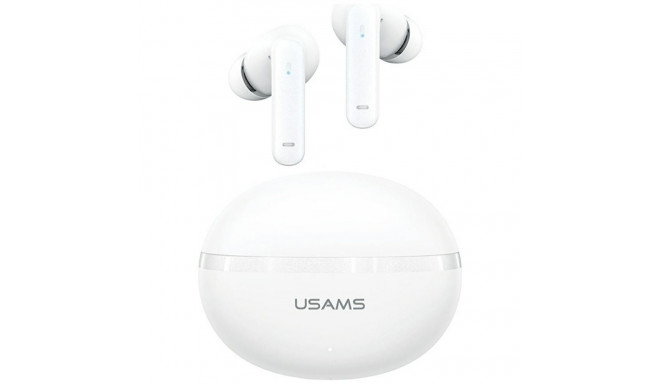 Bluetooth headphones TWS E02 ANC+ENC white